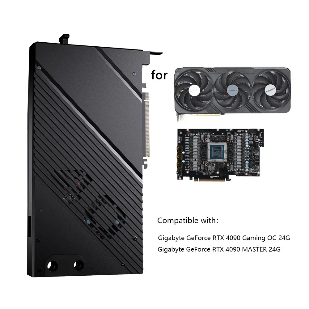 Granzon GBN-GV4090AORUS كتلة المياه لجيجابايت GeForce RTX 4090 Gaming OC / MASTER GPU Card / 0.3mm Jet Micro-waterway