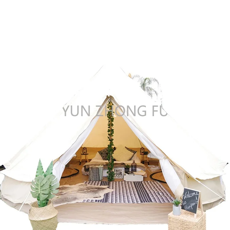 8 People Yurt Tents for Sale Glamping Outdoor Waterproof Oxford Luxury Large