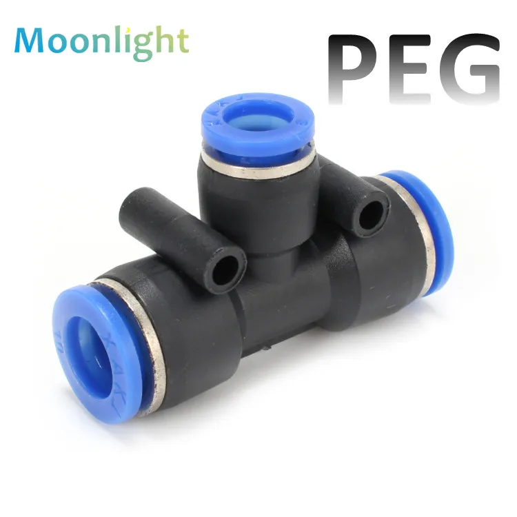 1Pcs PEG Blue Pneumatic Fitting Pipe Connector Tube Air Quick Fittings Water Push In Hose Couping reducer 4-6-4mm 5 8mm