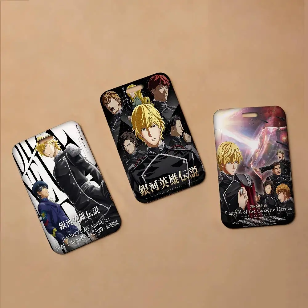Legend of the Galactic Heroes Lanyard For Keys Chain Credit Card Cover Pass Charm Straps ID Badge Holder Key Accessories Gifts