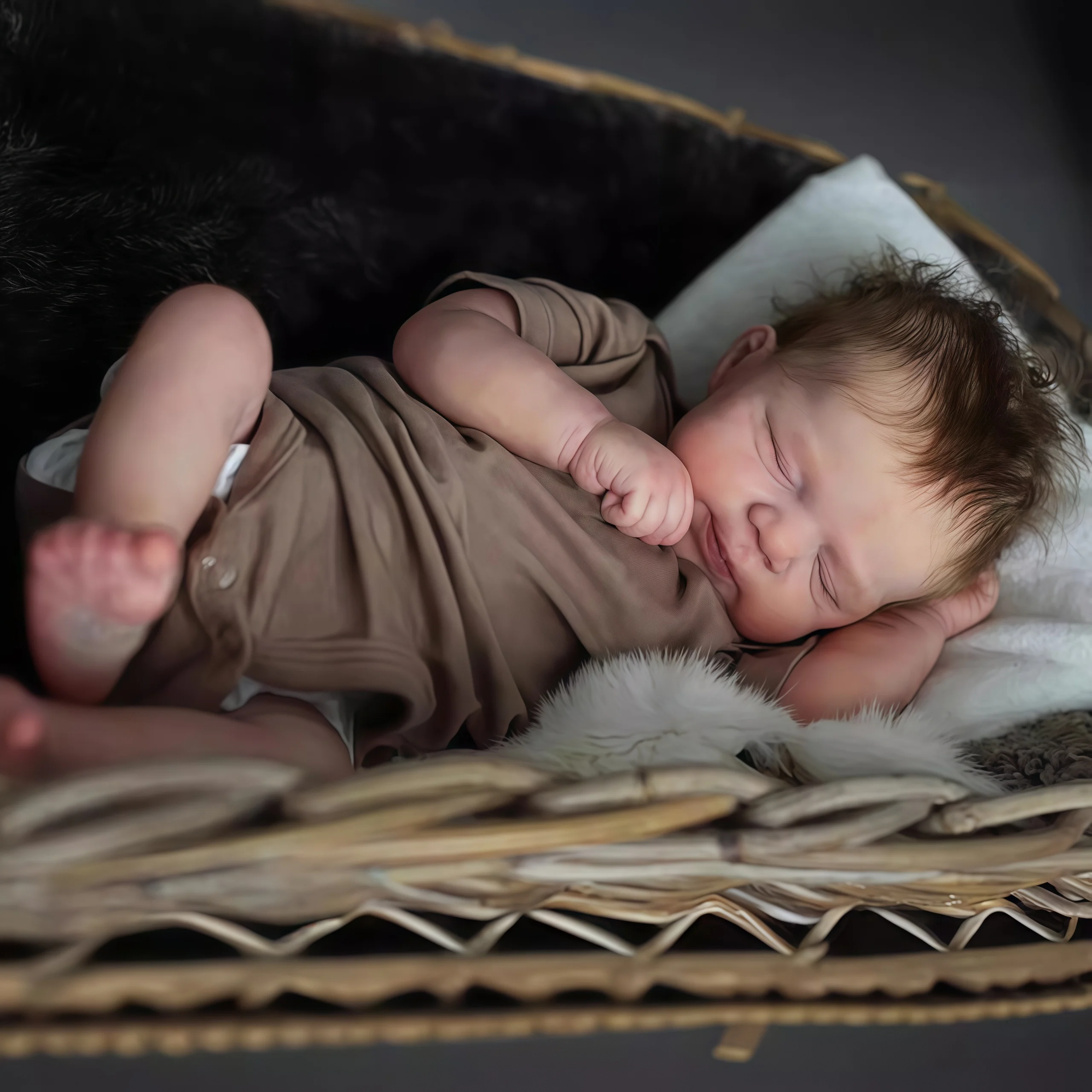Risbecko 48 cm Reborn Doll Baby Full Silicone Vinile Ragazza Corpo -19 pollici 3D Pelle dipinta Realistica Tocco Bambola Giocattolo Regalo di Natale