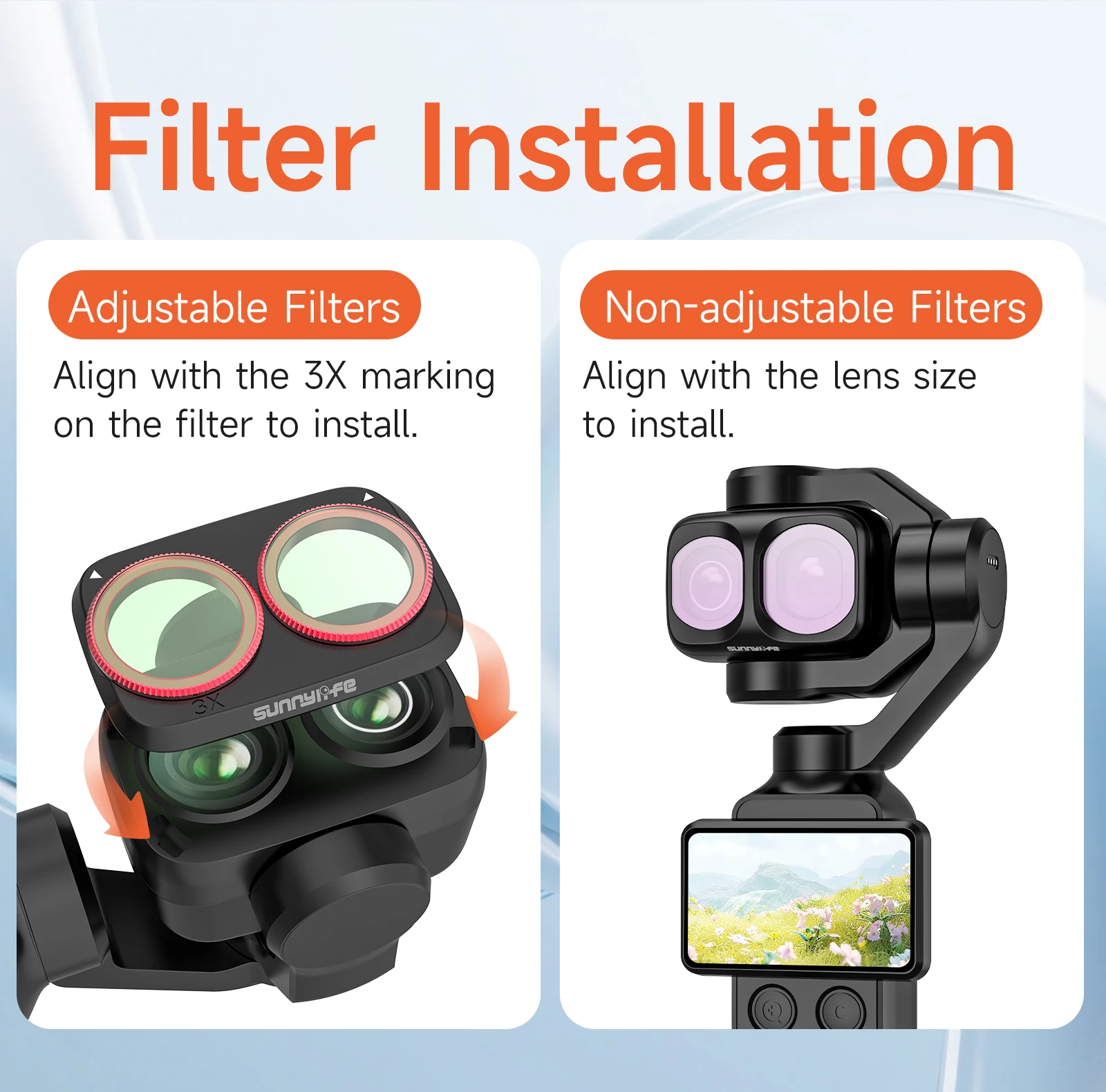 Kamera-Objektivfilter-Set für DJI Osmo Pocket 4 PRO ND 8 16 32 64 NDPL CPL MCUV Filterset Kratzfestes Optisches Glas Zubehör – Detail 19