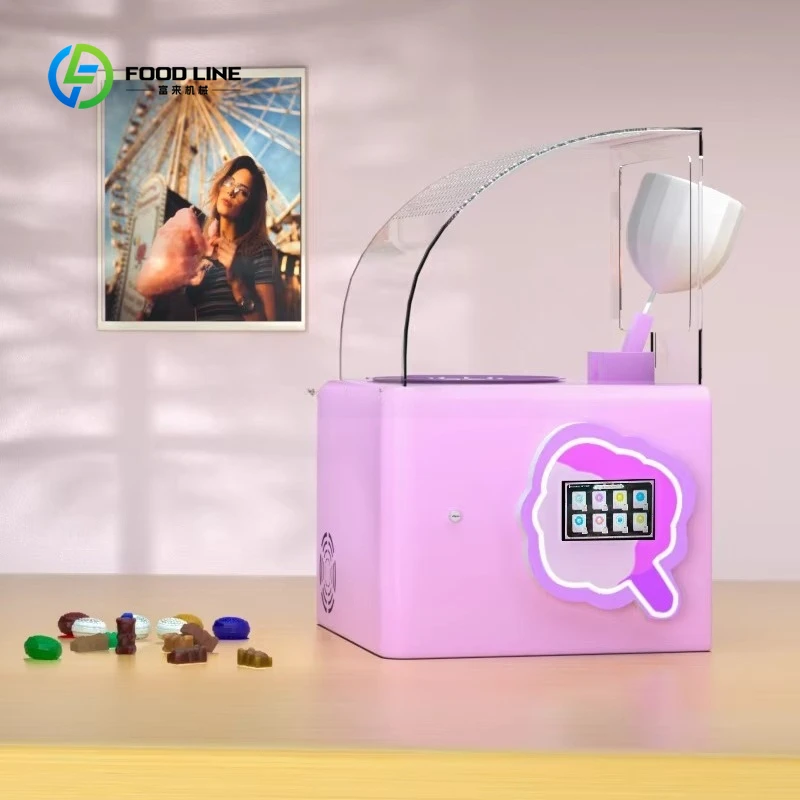 Customized High Quality Semi-Automatic Cotton Candy Machine Efficient Convenient Candy Floss Maker Ideal