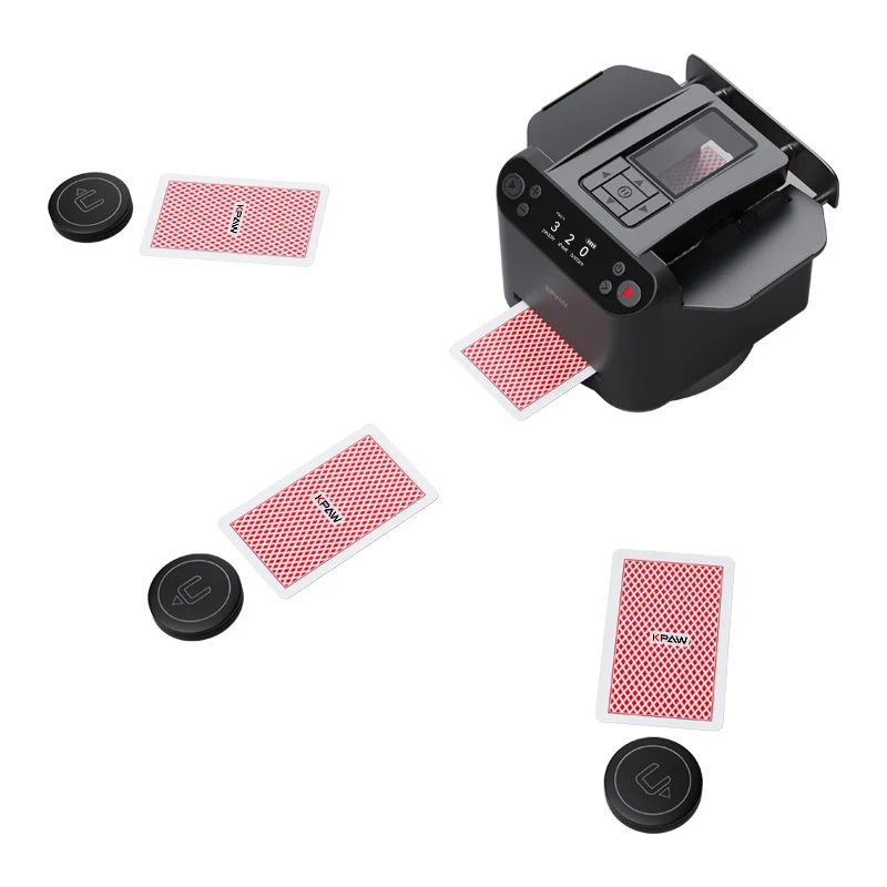 

Automatic Card Shuffler and Dealer Factory Max V Wireless Remote Distribution Machine Playing Card Dealer Machine ABS