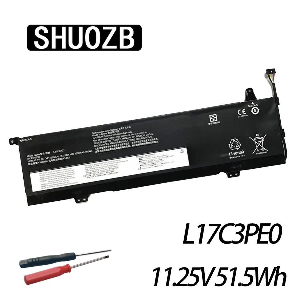 SHUOZB L17C3PE0 Laptop Battery For Lenovo Yoga 730-15IKB 730-15IWL 730-15IKB(81CU) 730-15IWL-81JS 5B10Q39196 5B10Q39197 11.25V