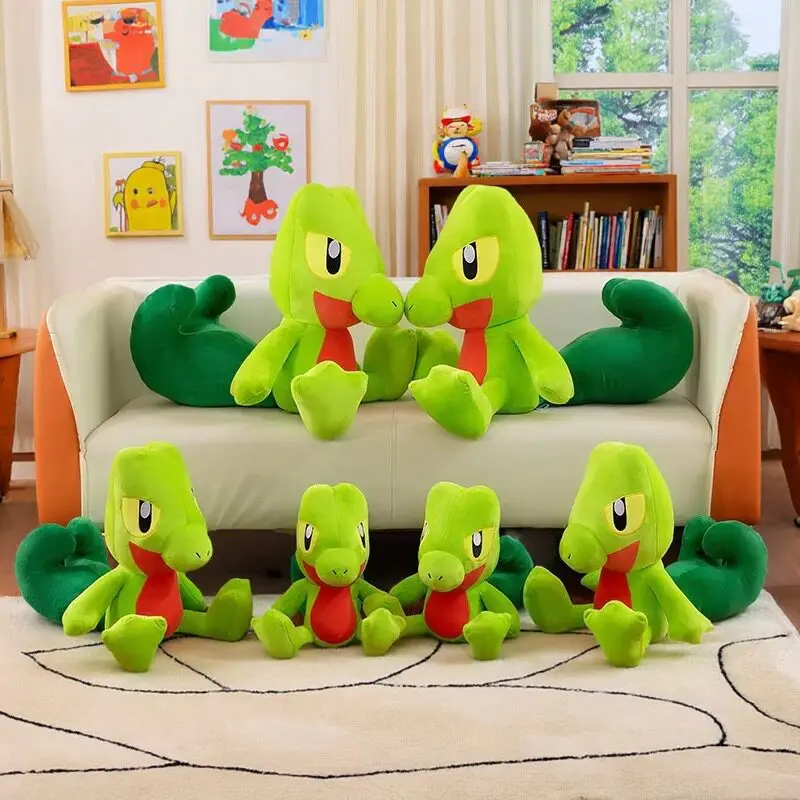 

New 35-60cm Big Size Treecko Plushies Pokemon Anime Cartoon Peluche Kawaii Ornament Comfortable Soft Doll Pluse Toy Gifts
