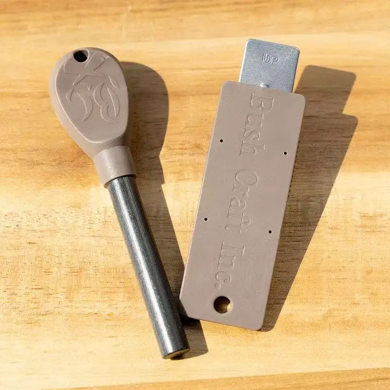 Japanese BushCraft Outdoor Stove, Stone Stove, Magnesium Stick, Wildfire, Camping, Magnesium Strip, Wilderness Survival Tool