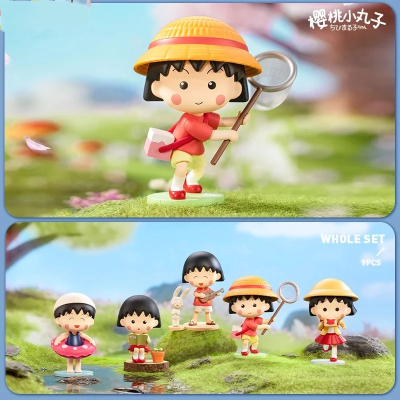 

Original Chibi Maruko-chan's Interesting Life Series Mystery Box Guess Bag Toys Doll Cute Anime Figure Desktop Ornaments Collect
