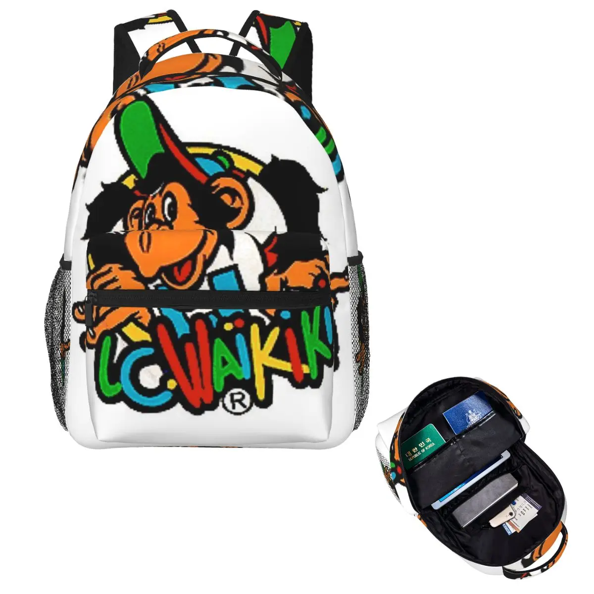 

Monkey Lc Waikiki Singe Backpack Hot Sale Daypack Large Capacity Kids BookBag School Bag Shoulder Bags for Men Women