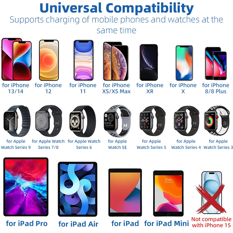 KUTOU 2 في 1 كابل لشاحن ساعة أبل المغناطيسي iWatch شحن لسلسلة الساعات 9 8 7 6 SE 5 4 3 2 1 آيفون 14 13 12 11