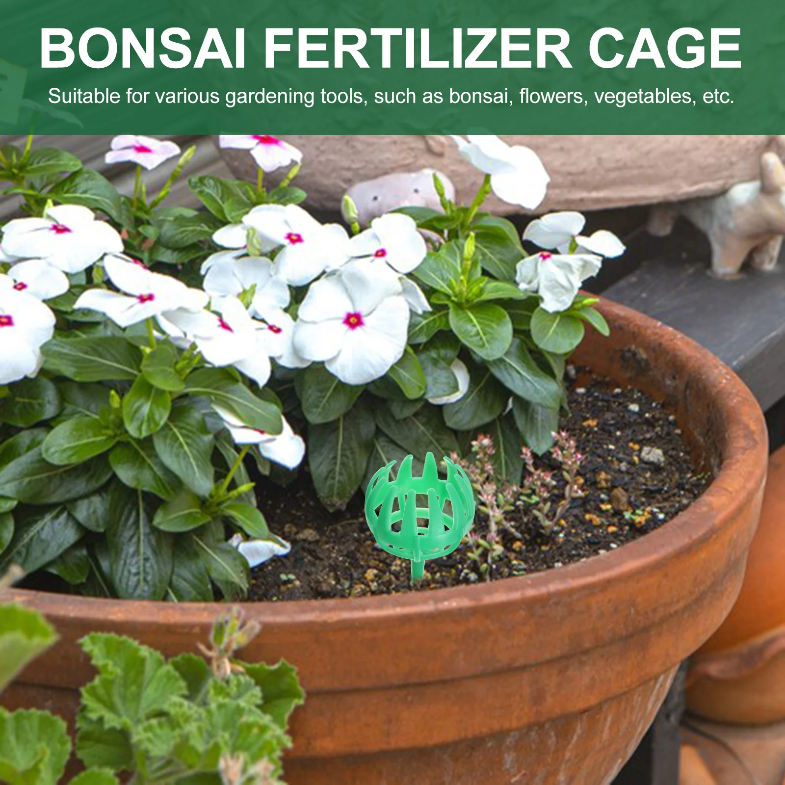 

20 Pcs Fertilizer Box Bonsai Pot Container Plastic Pots Large Gardening Planter Abs Planting Fertilization