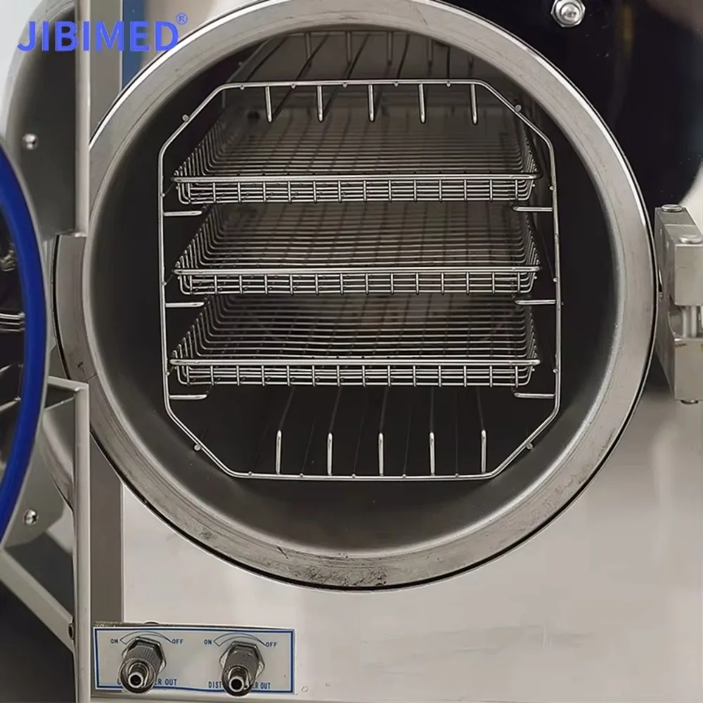 Ranlraka Table Top Steam Sterilizer Class B Dental Autoclave Pulsating Vacuum Desktop Steam Sterilizer 2 KW/AC220V 50hz ISO CE