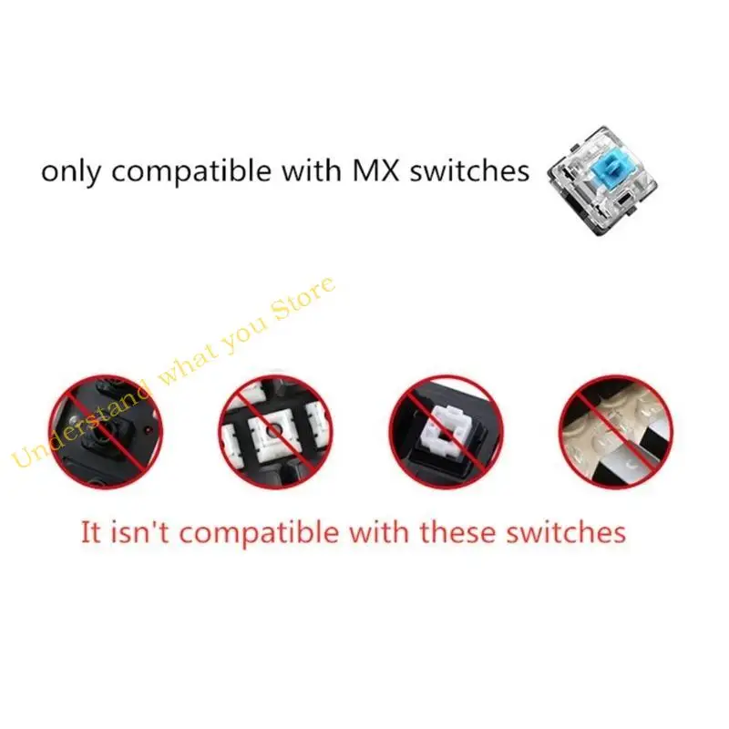 J60A 1 Piece Hollow Out Key Caps Creative For MX Switch Mechanical Keyboard Shedding-Light Keycap