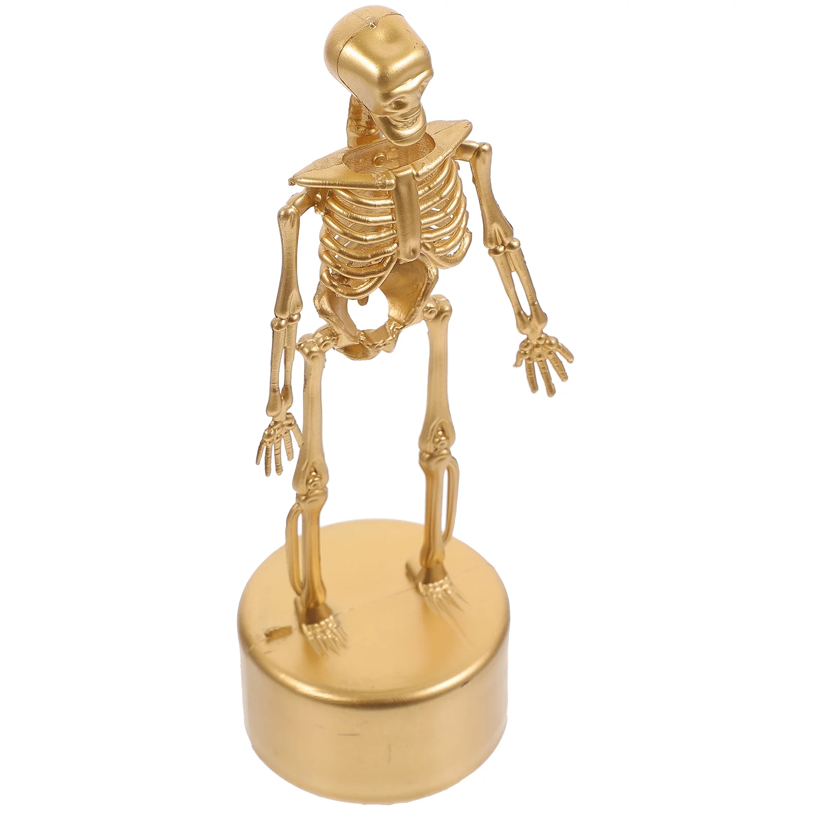 Halloween Desktop Decoration Props Skull Statuette Trophy Ornaments Upright Style Party Decors Yoga Decorations Home