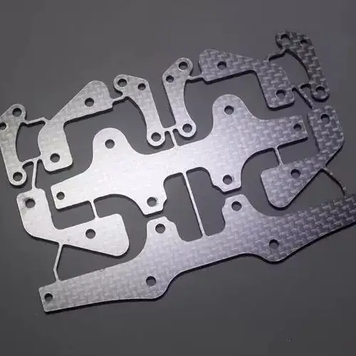 AutoRC AR10 Chassis Full-Coverage Fenders Dust Cover Carbon Fiber Plate Mount, AU03724 OP Shock Absorber Cap