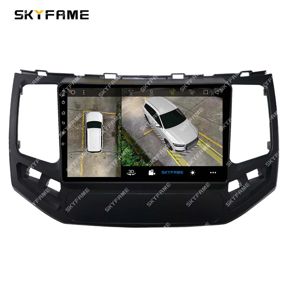 SKYFAME Auto Frame Fascia Adapter Decoder Android Radio Dash Fitting Panel Kit Voor Geely Jingang Kingkong II