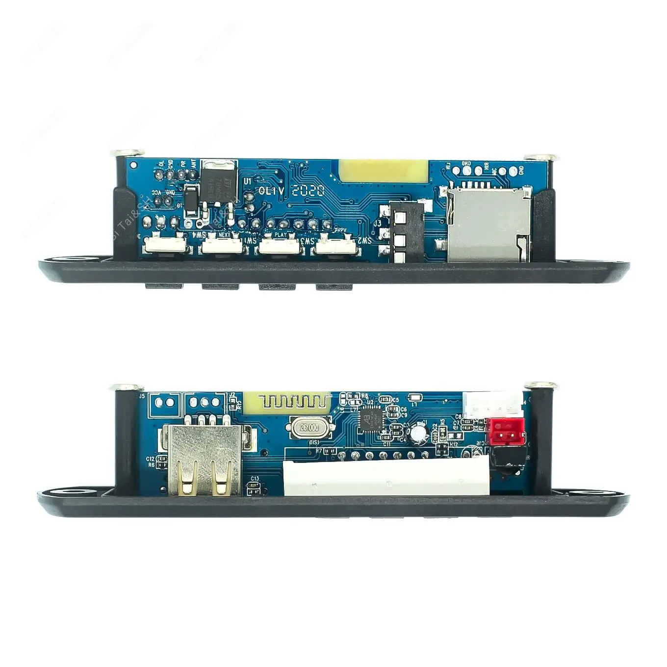 1 conjunto padrão sem fio bluetooth 12v mp3 wma placa decodificadora módulo áudio tf rádio usb para carro