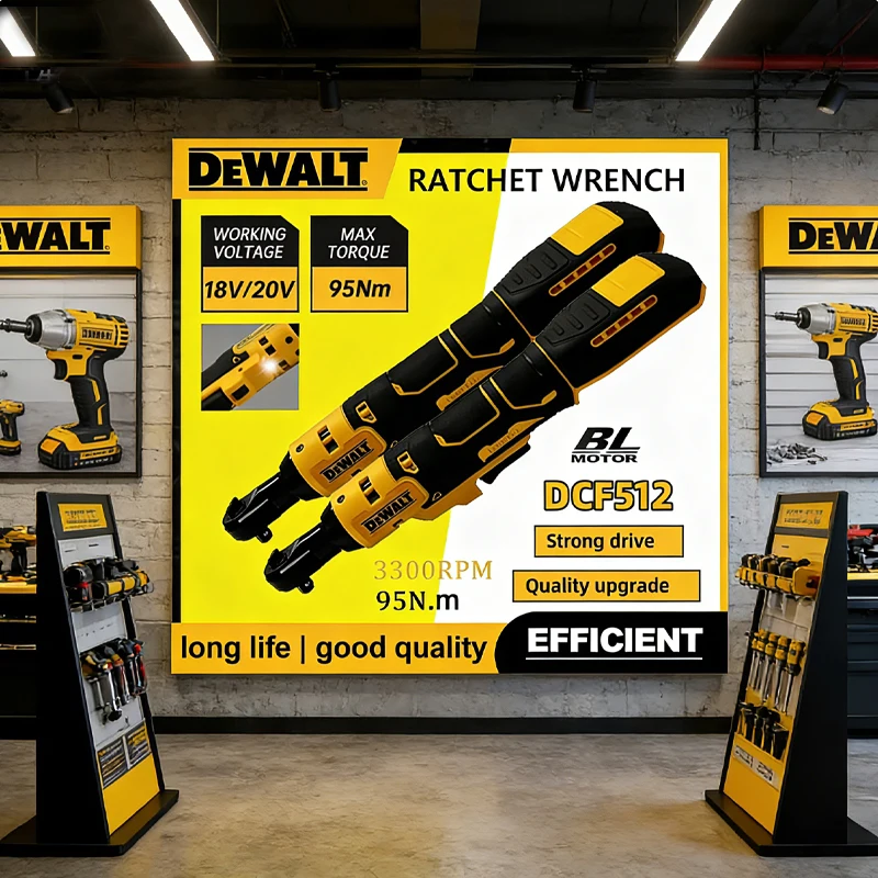 

Fit Dewalt DCF512 1/2 Inch Brushless Ratchet Right Angle Wrench LED Cordless Driver Variable Speed Power Wrench 20V Power Tools