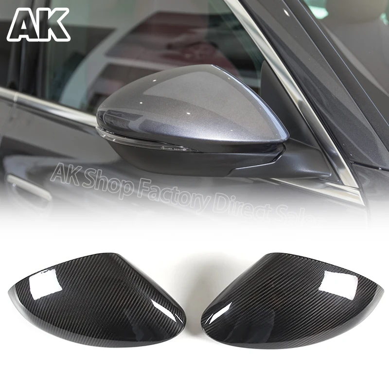 For Maserati Grecale 2022-2023 Real Carbon Fibre Car Side Door Rearview Mirror Cap Cover decorative Car Exterior Accessories