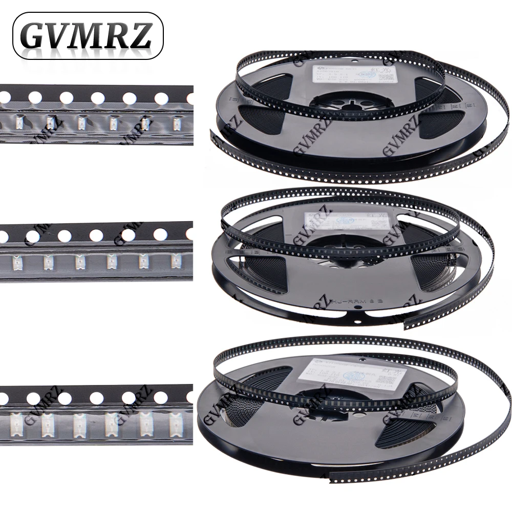 SMD LED Chip Bulk Assortment 0603 0805 1206 5050 Multiple Colors High Quantity for PCB DIY Electronics