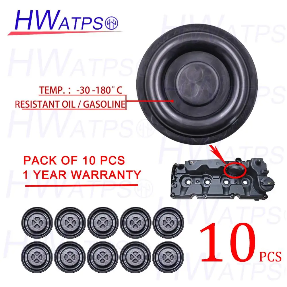 

1/5/10Pcs PCV Valve Cover Membrane For Audi A6 S6 Avant SEAT Alhambra SKODA Kodiaq VOLKSWAGEN Arteon 03L103469AD 05L103469D