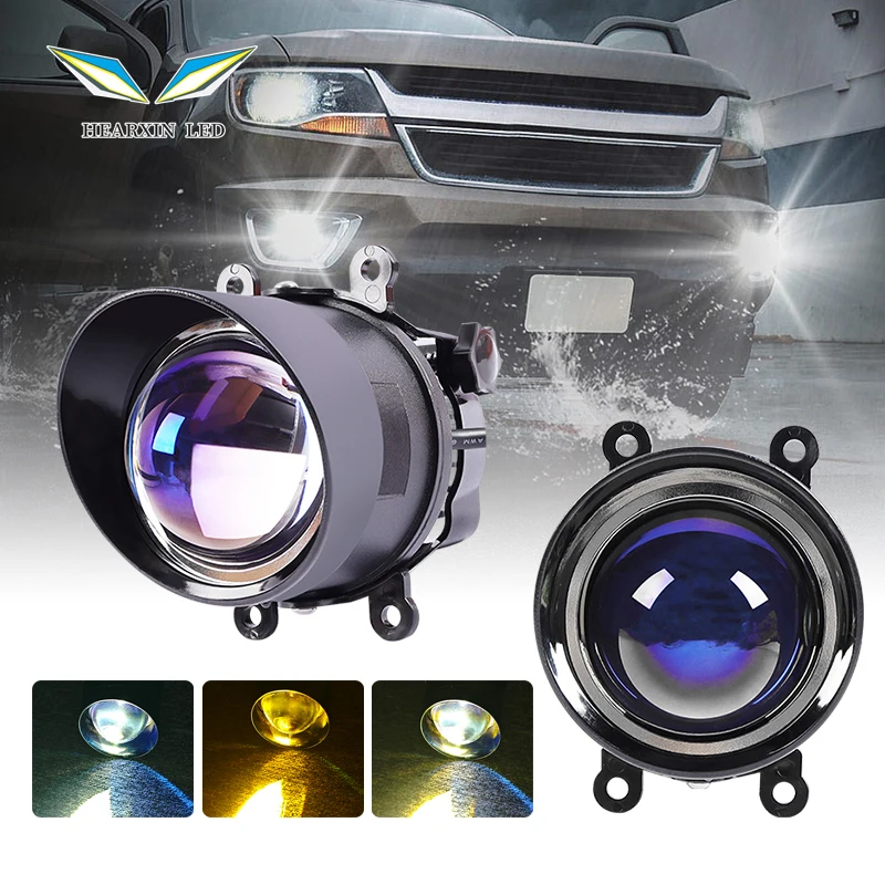 

3 inch Bi LED Lenses Projector Fog Lights Car Lamp Hi-lo Beam Switching H11 Bulb for Toyota Corolla Yaris Auris Camry Cruiser