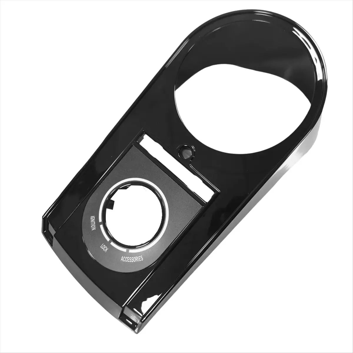 A23Z Motorcycle Dash Panel Cover for Softail FXST Custom FXSTC 2000-2010 Black Speedometer Cover