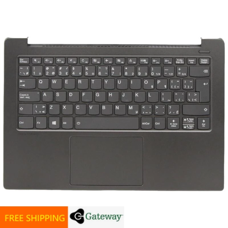 

CFB Canadian French Onyx Black Keyboard Upper Case Palmrest Shell Cover For Lenovo Ideapad 530S 14 14IKB 14ARR 5CB0R11579