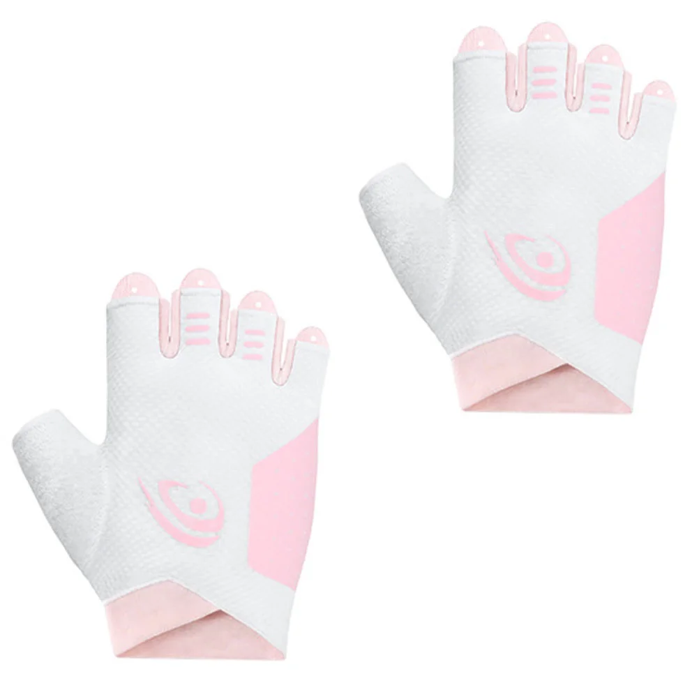 

Fingerless Gloves Ridding Men's Mountaineering Yoga Pink Protective Mitts Gym for