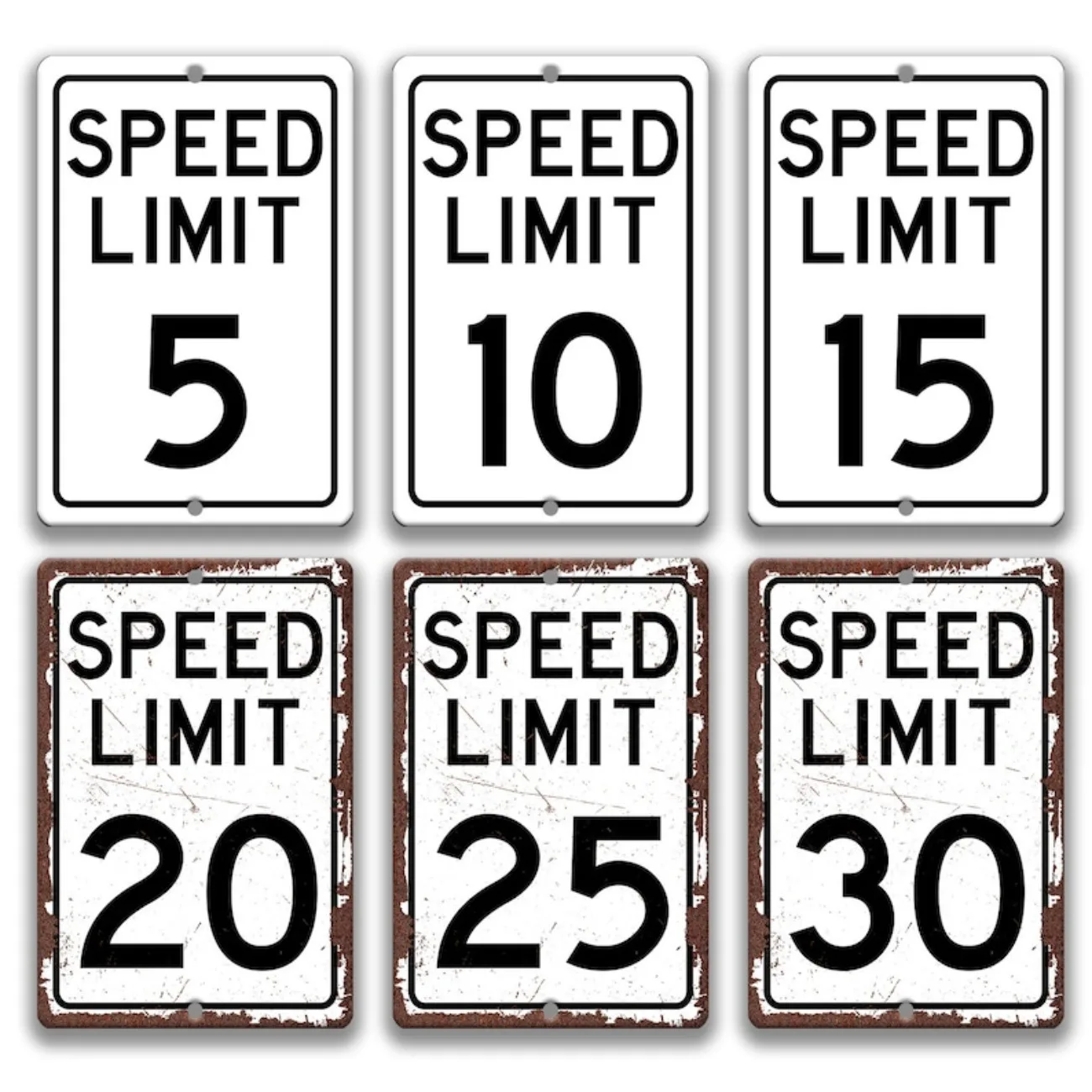 CUSTOM Speed Limit Street Sign - Pick Your Speed (10MPH Option), for ATV Trails/Snowmobile Trails/Campground.