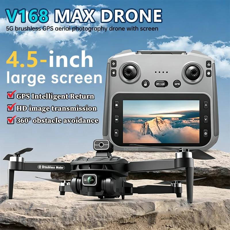 Drone Aerial Photography - طائرة بدون طيار V168 PRO MAX