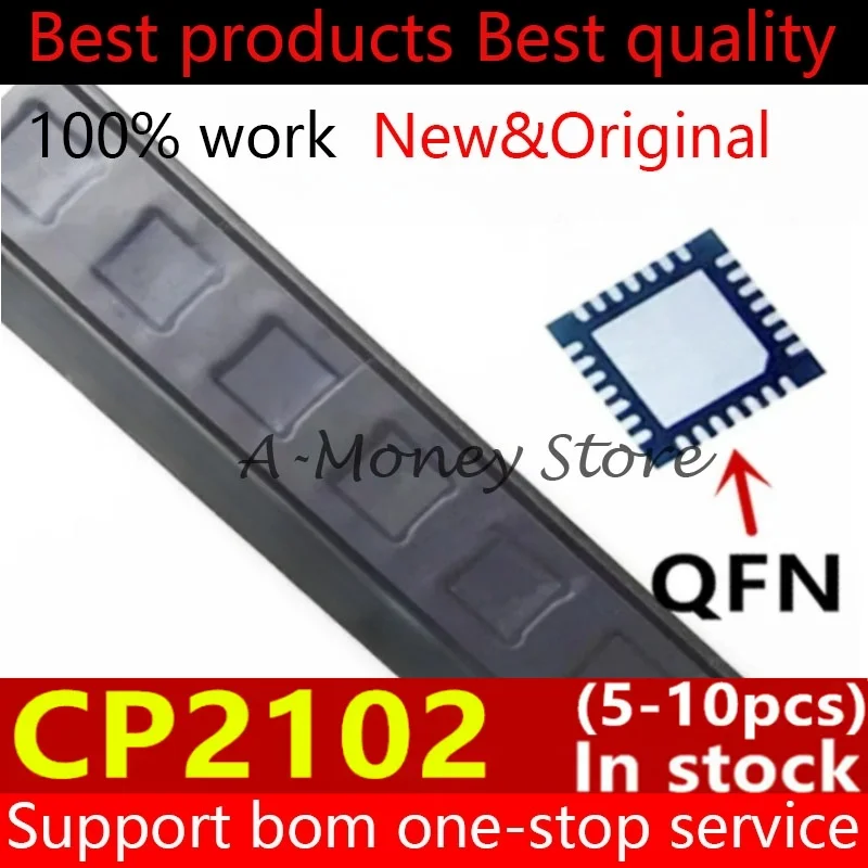 

(5-10pcs)CP2102 CP2102-GMR QFN-28