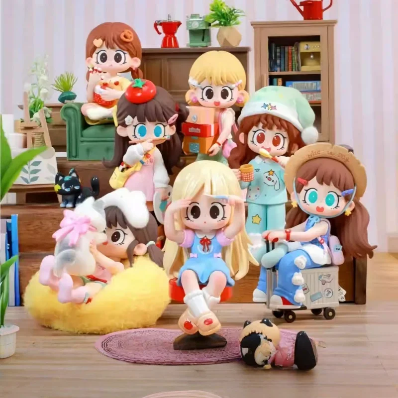 

Spot Milay Girl третьего поколения Lazy Time Series слепая коробка ручной работы настольный милый орнамент подарок на день рождения украшение модная игра