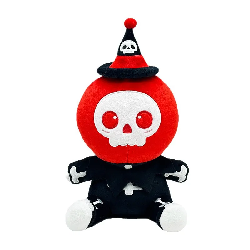Halloween Party Decor Creepy Cute Apple Skeleton Plush Soft Stuffed Doll for Scary Home Decoration Gift The best gift