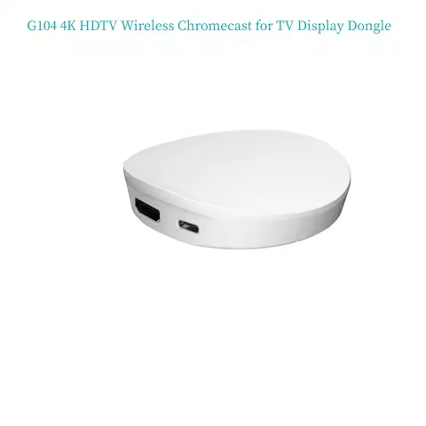 Adaptador Dongle de exibição HDMI sem fio, Chromecast para TV, IOS, Android, Vídeo Áudio, Espelhamento para TV, Projetor, Monitor, G104, 4K