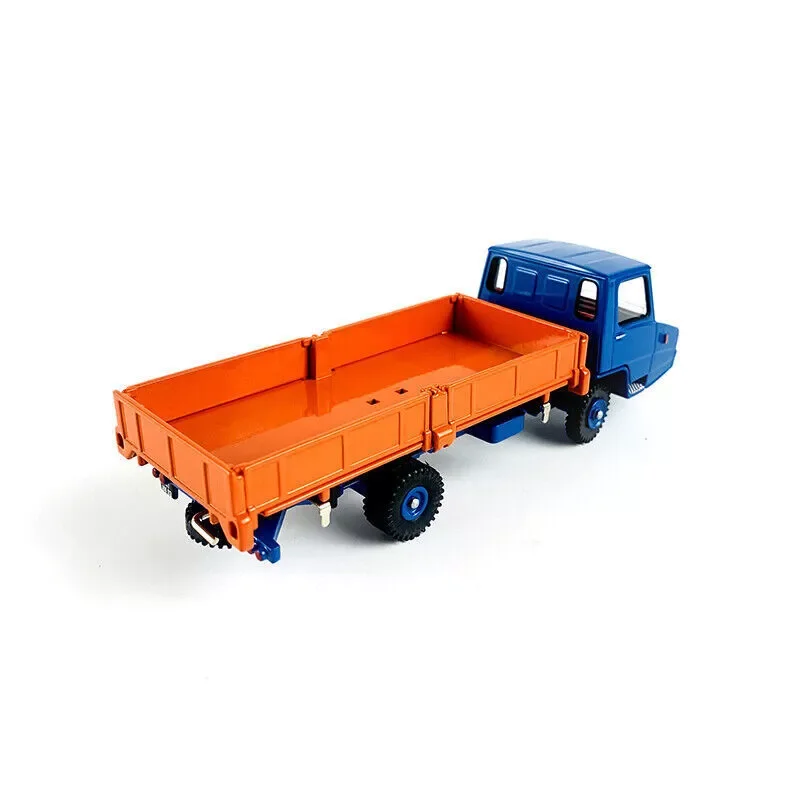 Car Model For Collection Berliet Stradair Benne Basculante Laterale Orange & Blue 1/43 Model CL6921 NOREV