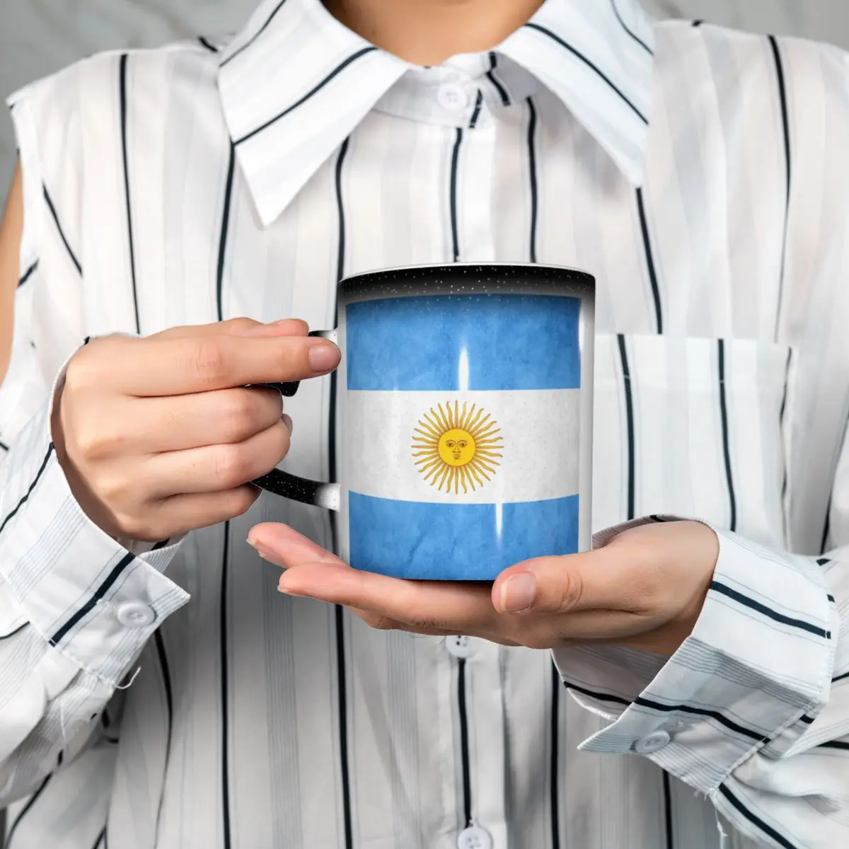 Argentina Argentinian National Flag Mug Funny Ceramic Coffee Cups Tea Mugs Milk Cup Drinkware Gifts for Friends