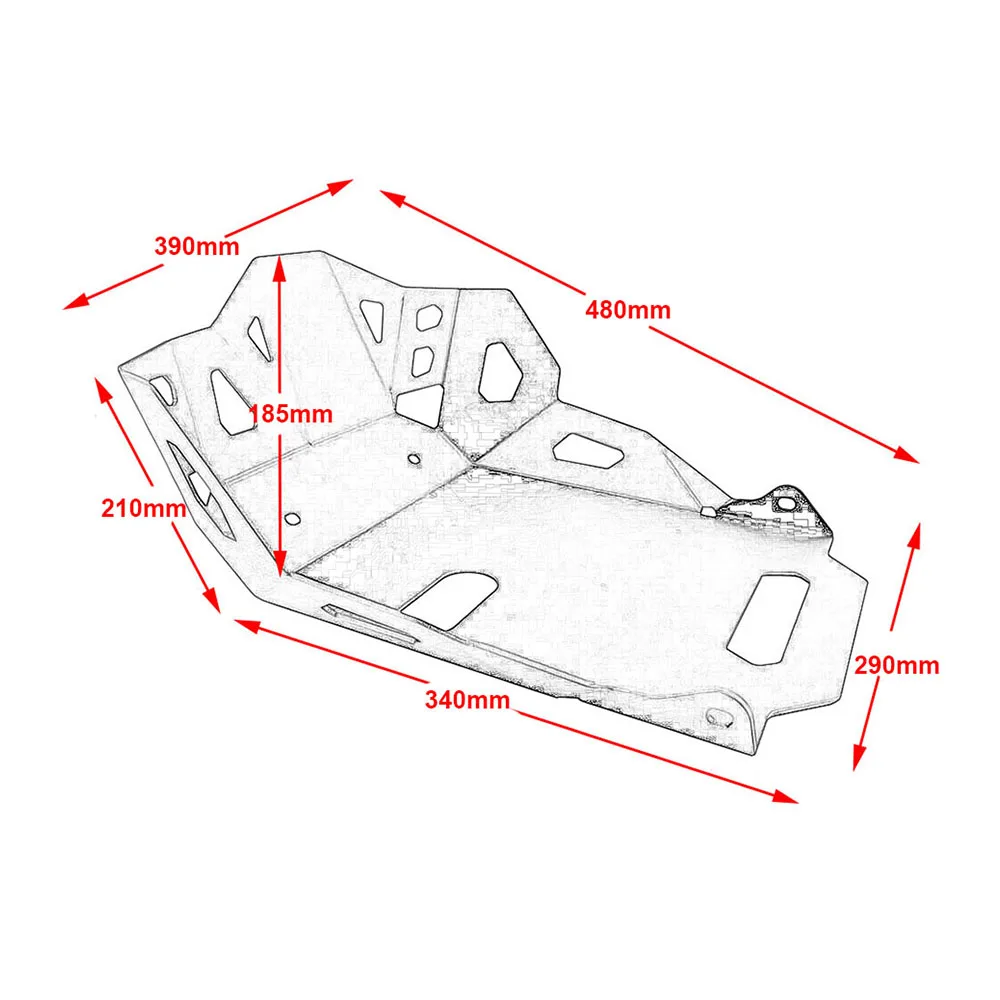 For 2023 2024 Suzuki V-STORM 800DE VSTROM 800DE V-strom 800 DE Skid Plate Engine Guard Chassis Protector Belly Pan Cover