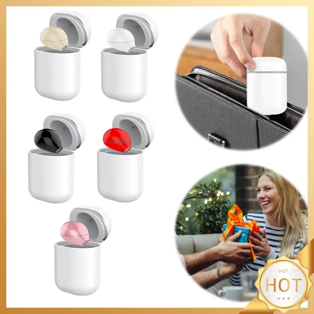 Bluetooth-Compatible 5.0 Invisible Single Headphone with Charge Case 7 Hours Long Battery Life for Running Gym Workout