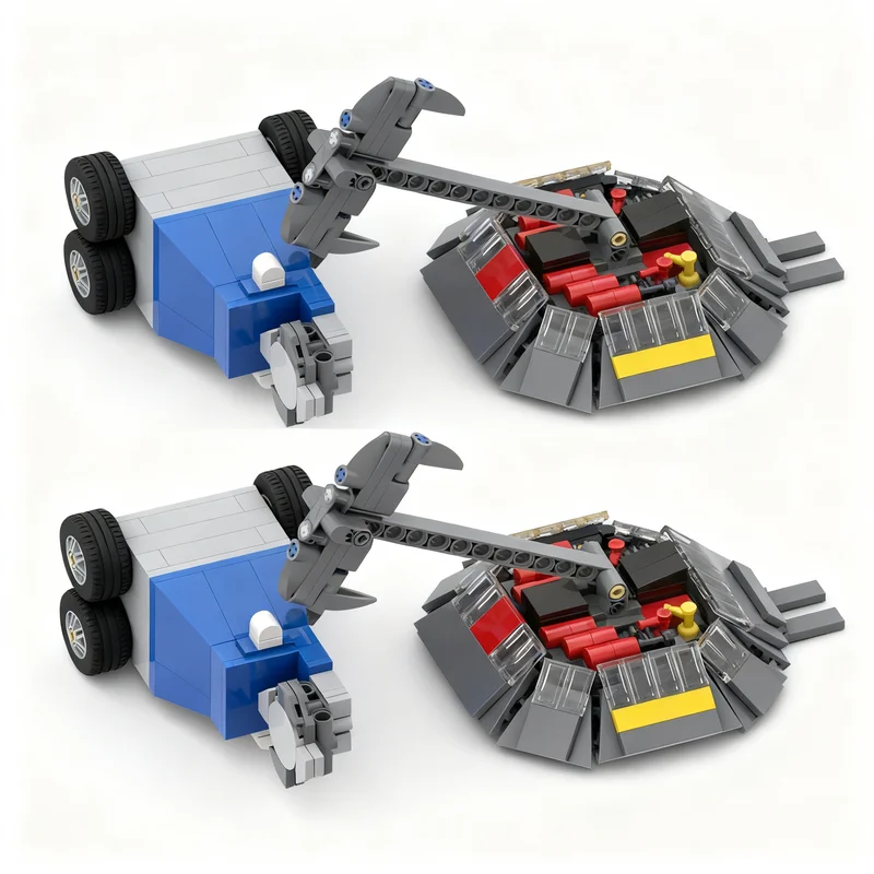 418pcs MOC Technical Robot Wars Pack B - Pussycat Wheely Big Cheese & Terrorhurtz Model Building Blocks Christmas Gift 3D Idea
