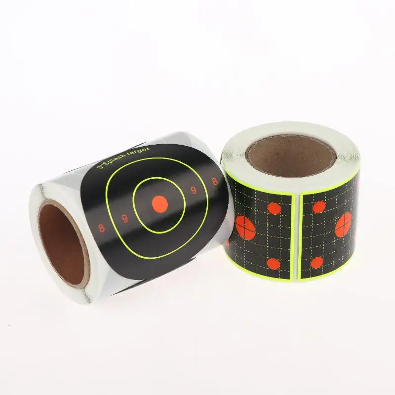 Premium Square Shooting Practice Target Paper Clear Splash Impact Marks for Professional Training Supplies