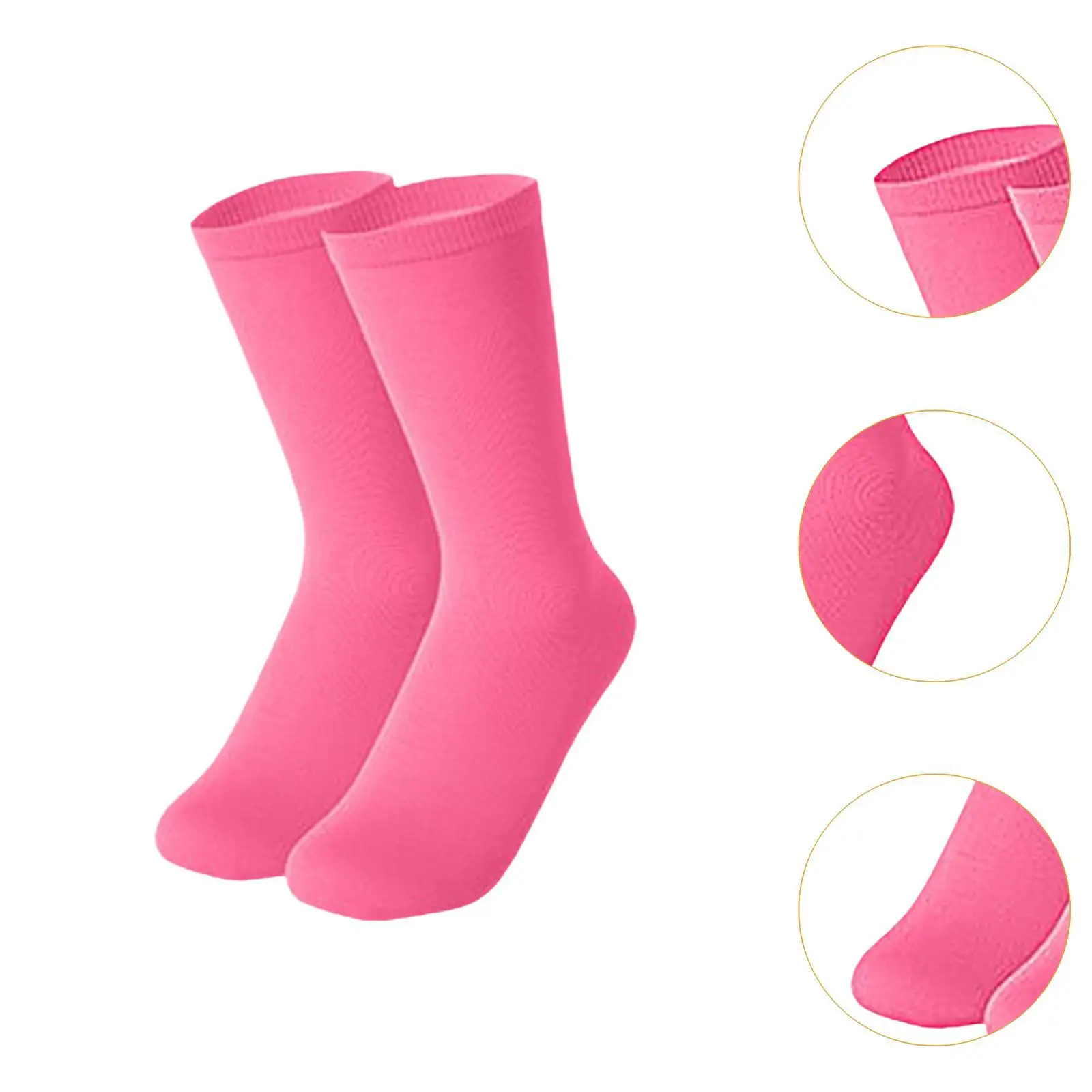 Chaussettes de patinage sur glace pour femmes et filles, chaussettes hautes au genou, douces et respirantes