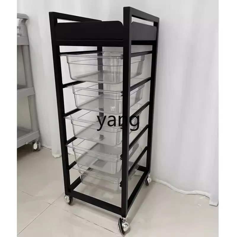 LTT Hair Cart Hair Salon Tool Cart Beauty Cart Perm and Dyeing Shelf