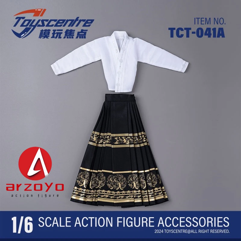 Toyscentre TCT-041 1/6 Scale Female Horse-face Skirt Chinese Style Clothes Model Fit 12'' TBL S16A Soldier Action Figure Body