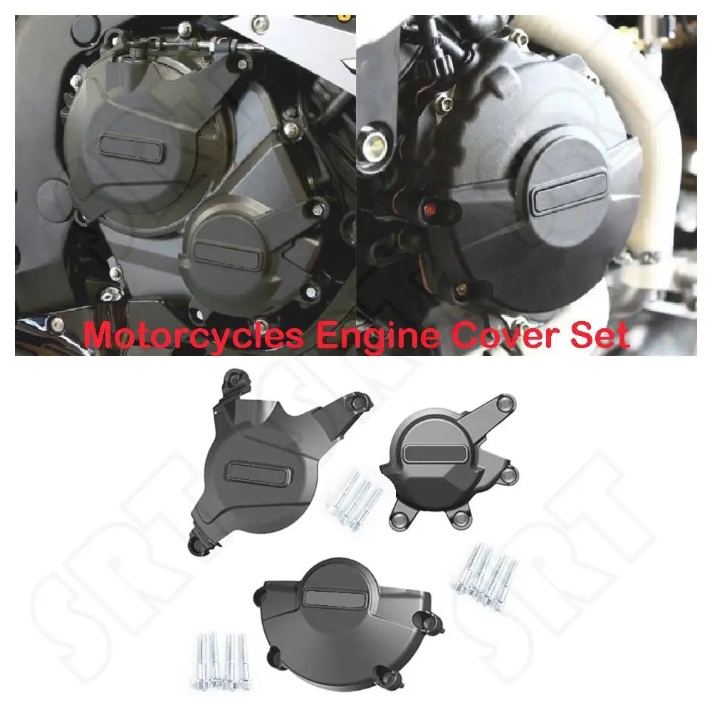 

Fits for Honda CBR600RR CBR 600RR F5 ABS 2019 2020 2021 2022 2023 Motorcycle Engine Cover Set Stator Case Protection Guards Kits