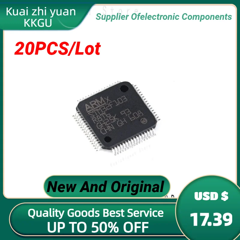 

Новый и оригинальный чип STM32F030R8T6 STM32F030R8T STM32F030R8 IC MCU Chip STM32 STM32F LQFP-64 чипсет, качественные товары, 20 шт./партия