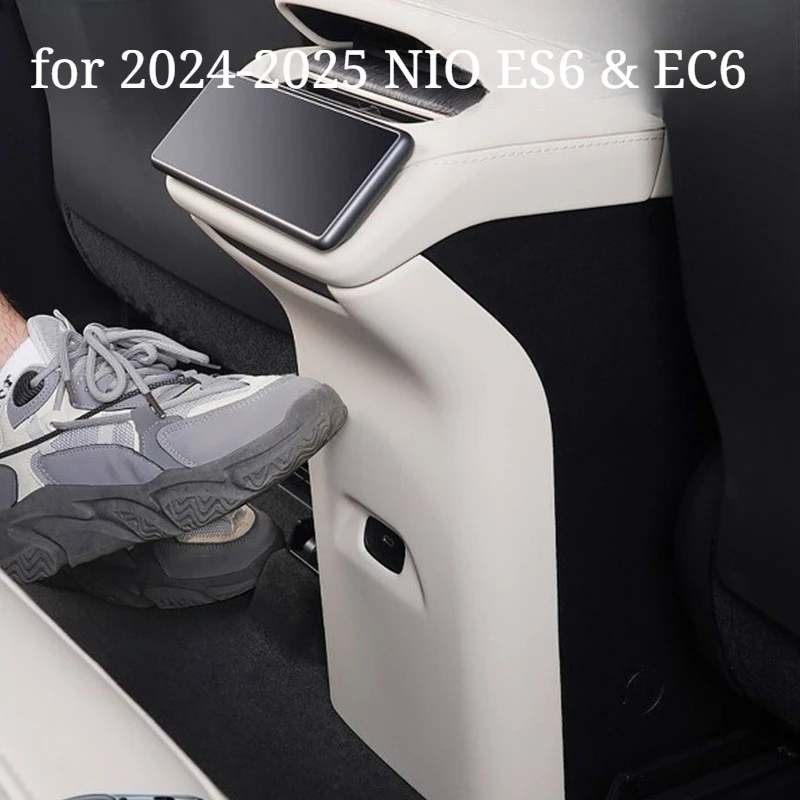 

Car Seat Anti-Kick Mat for NIO ES6 EC6 2024-2025 – Rear Console Armrest Cover, Interior Guard