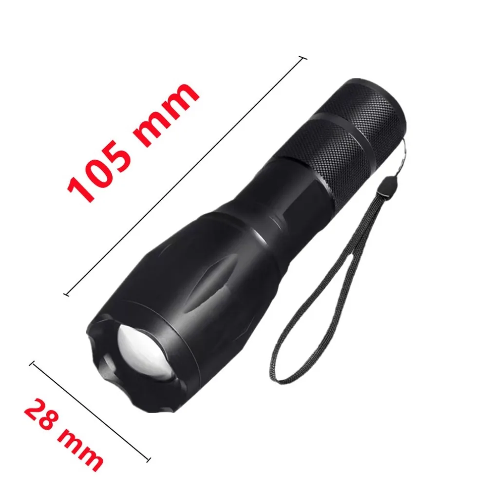 LED Flashlight 800 Lumen Portable Hard Light Flashlights Rechargeable USB 14500 Waterproof Zoom LED Flashlight Outdoor Lighting