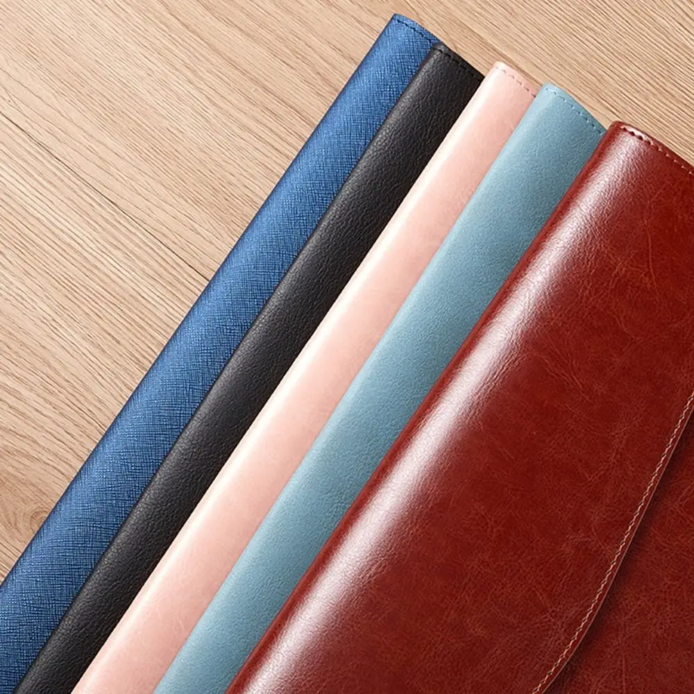 Stationery Dustproof School Office Supplies Data Contract Bill Storage Briefcase Document Bag Leather File Folder File Bag