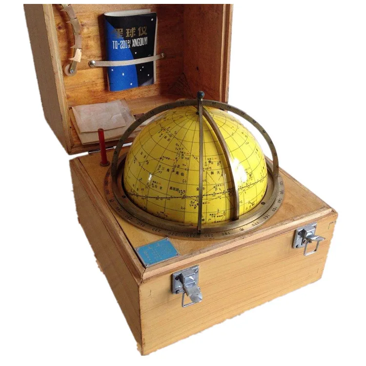 TQ-200 planetarium, wooden box, nautical astrofinder, diameter 200mm